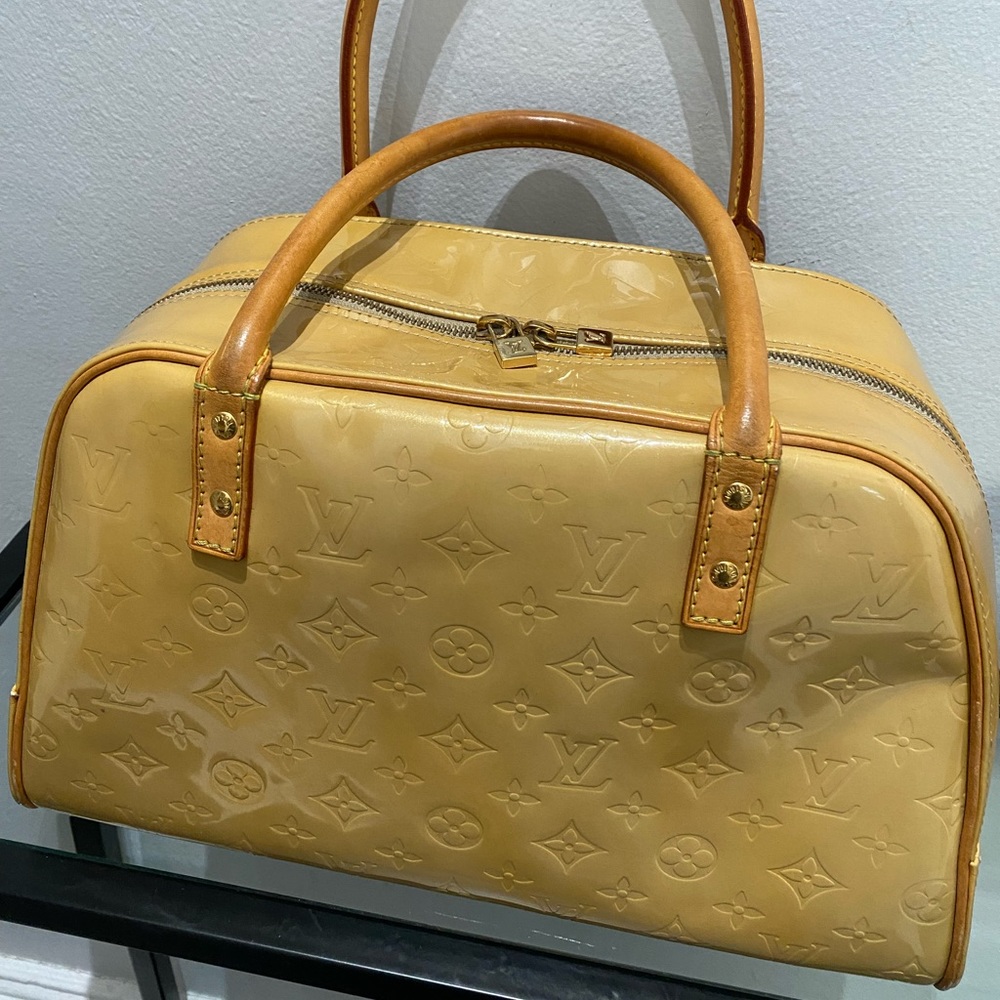 Louis Vuitton Monogram Vernis Tompkins Square Handbag